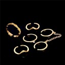 Set of Women's Rings - 6 Pieces 10