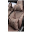 Set opăriri pentru cap și spate pentru mașină din piele artificială, perne moi cca 33 × 20 × 11 cm și 38 × 28 × 11 cm, accesoriu pentru interior 1