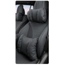 Set opăriri pentru cap și spate pentru mașină din piele artificială, perne moi cca 33 × 20 × 11 cm și 38 × 28 × 11 cm, accesoriu pentru interior 2