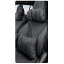 Set opěrky hlavy a beder do auta z umělé kůže měkké polštáře cca 33 × 20 × 11 cm a 38 × 28 × 11 cm doplněk interiéru 2