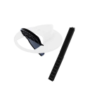 Set pentru asamblarea unei capcane pentru rozătoare Capac pentru găleată 31 cm cu deschidere și scară Capcană practică pentru șoareci și șobolani Reutilizabilă 5