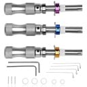 Set pentru deschiderea încuietorilor tubulare cu 7 pini 0,7–0,78 cm din oțel inoxidabil unelte de tâmplărie pentru service-ul încuietorilor cilindrice 3