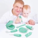 Set pentru joaca de-a dentistul Set de curățare dentară pentru copii cu model de gură Instrumente pentru îngrijirea dinților Joaca de-a 3