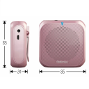 Set per amplificazione vocale con microfono e altoparlante Amplificatore vocale portatile con cintura batteria 18650 e cavo di ricarica USB 4