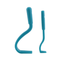 Set per la rimozione di pulci e zecche per cani e gatti Strumento per la rimozione di zecche e pulci Utensili per la rimozione di zecche 2 pz 8