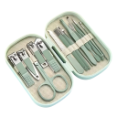 Set per manicure e pedicure 14 pezzi Forbici per unghie Pinzette Strumenti per la cura delle unghie Necessità ortopediche per uomini e donne 8