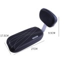 Set per passeggero per bicicletta sedile con schienale 27 x 17,5 cm maniglia 20 cm poggiapiedi 5 x 9 cm nero montaggio su portapacchi posteriore 7