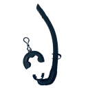 Set per snorkeling maschera panoramica 180° in vetro temperato antiappannamento e snorkel pieghevole in silicone per immersioni 4