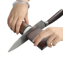 Set pietra abrasiva 400/1000 pietra diamantata e rullo di legno affilatore con angoli di 15 18 20 22 gradi per affilare coltelli e utensili da cucina 6