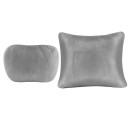 Set polštář na krk a bederní opěrka do auta ergonomická měkká podpora zad a hlavy univerzální doplněk autosedačky cestování 3