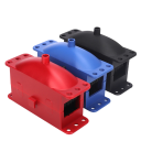 Set portatile per la pulizia della catena della bicicletta con dispositivo di pulizia e lubrificazione 11,4 × 8,7 × 4,5 cm con tubi e adattatori per la manutenzione 4