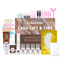 Set professionale per laminazione e tintura di ciglia e sopracciglia 2 in 1 Permanenti e nutriente 5 ml + 7 ml + 20 ml Set cosmetico completo 1