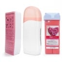 Set roll-on pentru încălzirea ceară 40 W 100–240 V Aparat electric de epilare cu ceară și 100 de benzi de epilare Set complet 4