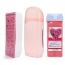 Set roll-on pentru încălzirea ceară 40 W 100–240 V Aparat electric de epilare cu ceară și 100 de benzi de epilare Set complet 8