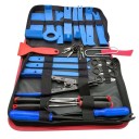 Set scule de demontare interior auto 38 buc scule pentru tapițerie, bord, panouri uși și mulaje cu carcasă cu fermoar 2