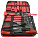 Set scule de demontare interior auto 38 buc scule pentru tapițerie, bord, panouri uși și mulaje cu carcasă cu fermoar 1