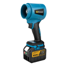 Set suflantă electrică turbo fără perii 300.000 rpm 400 m/s Suflantă de praf portabilă Makita 3000 W Baterie 18V 6.0 Ah Încărcător Sistem de curățat auto 4