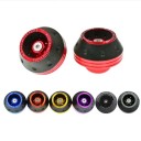 Set universal de 4 bucăți protecții pentru furca față Protecția roții și a axului motocicletei din aliaj de aluminiu Protecții colorate împotriva căderii 1