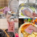 Set van 10 kleurrijke microvezel vaatdoeken, dubbelzijdige reinigingsdoeken en multifunctionele keukendoeken 4