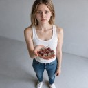 Set van 10 lamelvormige schuurrollen 10 mm Korrelgrootte 320 met een opschroefpunt van 3 mm voor microfreesmachines Roodbruin Schuren van metaal 9