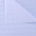Set van 10 stuks witte-doorzichtige inpakpapier met gekleurde sterren 50x70 cm vellen decoratief papier voor het inpakken van cadeaus en bloemen 2