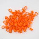 Set van 100 stuks kleurrijke vogelpootringen van 8 mm Kunststof clips voor het ringen van duiven, papegaaien en pluimvee Vogelidentificatietags 11