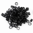 Set van 100 stuks kleurrijke vogelpootringen van 8 mm Kunststof clips voor het ringen van duiven, papegaaien en pluimvee Vogelidentificatietags 2