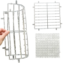 Set van 12 stuks glinsterende glitter wandpanelen 30x30 cm Zwart zilver goud Decoratieve achtergrond voor bruiloften verjaardagen feesten 5