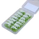 Set van 14 stuks bloemenbossen gras Miniatuur kleurrijke struiken Decoratie voor diorama en model landschap 1