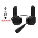 Set van 2 Bluetooth intercoms X2 voor helm met spraakbediening IPX6 600mAh Kleurrijke achtergrondverlichting Stereo-transmissie 23 uur batterijduur 2