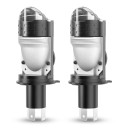 Set van 2 LED autolampen DUAL VISION H4 9003 HB2 30 000 lm 300 W Mini lens 6000 K Witte licht Dimlicht en grootlicht Voor rechts stuur 1