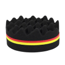Set van 2 stuks haar spons en netborstel voor krullend en afro haar Styling kam voor mannen en vrouwen Professioneel gereedschap voor kappers 5