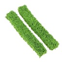 Set van 2 stuks Model Struikstroken 10 x 1,5 x 1 cm Groene Heg Miniatuur Scenografie Diorama Modelbouw 2