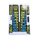 Set van 2 waterdichte stickers voor schokdempers op de voorvork van een mountainbike, beschermende stickers voor fietsaccessoires 15