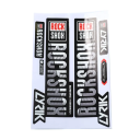 Set van 2 waterdichte stickers voor schokdempers op de voorvork van een mountainbike, beschermende stickers voor fietsaccessoires 13