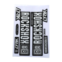 Set van 2 waterdichte stickers voor schokdempers op de voorvork van een mountainbike, beschermende stickers voor fietsaccessoires 10