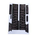 Set van 2 waterdichte stickers voor schokdempers op de voorvork van een mountainbike, beschermende stickers voor fietsaccessoires 9