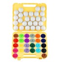 Set van 26 educatieve eieren 4,5 x 5 cm in doos Cijfers 0–20 en wiskundige symbolen Sensorisch sorteer spel voor kinderen Ontwikkeling van logica 1