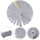 Set van 32 meetlatten voor gitaar Metaal meetinstrument voor het afstellen van de hals en de snaarhoogte Nauwkeurig luthiersinstrument voor afstelling en reparaties 3