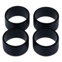 Set van 4 gekleurde rubberen ringen voor tennisracket handvat om wegglijden van de grip te voorkomen 1
