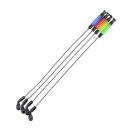 Set van 4 Stuks Hangende Aanslagindicatoren voor Karper Signaliserende Apparaat Lichtgewicht Kunststof Kleurvariant voor Karpervissen 5