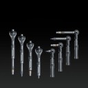 Set van 40 in 1 gereedschapskoffer met magnetische ratel en 115 ° scharnierkop bits en doppen 5