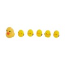Set van 5 mini eenden decoratie voor het interieur van de auto Versiering voor de achteruitkijkspiegel en het dashboard Originele auto-accessoire 2