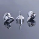 Set van 5 mini-trechters van roestvrij staal voor nauwkeurig gieten in flessen Kleine trechters 22 x 18 mm Ideaal voor olie, parfum, alcohol 3