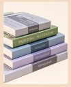 Set van 5 scheurbare tekenblokken 80 vellen schets- en schilderblokken 250g papier voor acryl en stiften hardcover diverse formaten 6