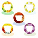 Set van 5 stuks smaakringen voor fles 4 cm plastic inzetstuk voor sportfles verschillende fruitige smaken accessoire voor fles 1