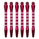 Set van 6 stuks aluminium dartpijlen met een lengte van 5,2 cm, middelgrote metalen stangen met schroefdraad van 4,5 mm, verschillende kleuren 3