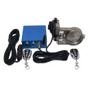 Set van de bedieningsunit en elektrische uitlaatklep 51 mm Elektronische uitlaatklep met motor, afstandsbediening en bekabeling Universele kit 1