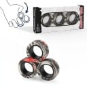 Set van magnetische fidgetringen 3 stuks antistress hulpmiddel voor stressverlichting en ondersteuning van concentratie van ABS kunststof 2