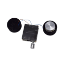 Set van vibrerende luidsprekers met versterker C50L Bluetooth 5.0 klasse D 50 W (2x 25 W) 4 Ω AUX en USB zwart voor DIY thuisbioscoop en stereo 1